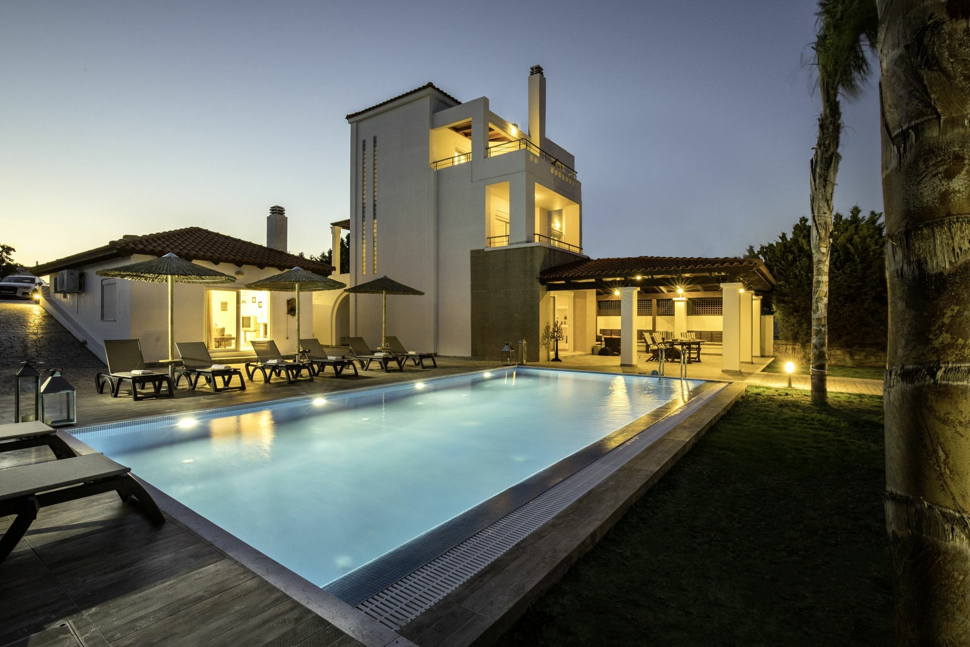Antonoglou Beach Villas - Waterfront Luxury Retreat Lachania  Exterior photo